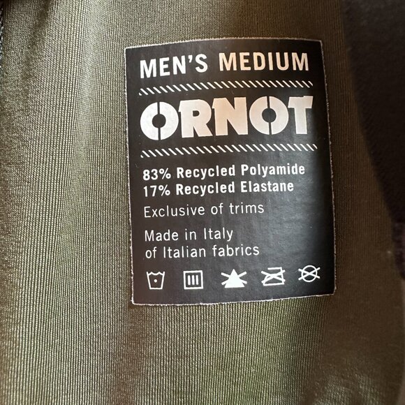Ornot Men’s Cargo Bib Shorts Olive - Medium - Picture 5 of 6